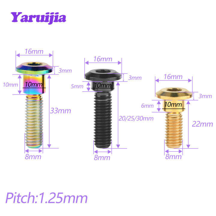 yaruijia-สลักไทเทเนียม-m8x2022253033mm-จักรยานยนต์-allen-kunci-belakang-brek-pemutar-skru-untuk-aksesori-basikal-motor-suzuki