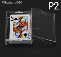 Polystyrene Transparent Playing CARDS plastic box PS Storage Poker box packing material P2