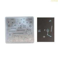 blg Star Silicone Mold Hollow Epoxy Shaker Fillings Silicone Mold for Quicksand Mold 【JULY】