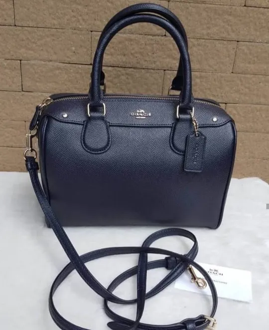 Coach mini bennett online blue