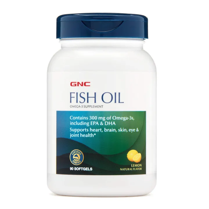 GNC GNC Fish Oil Lemon Flavored 90 Sg (Best by October 2024) Lazada PH