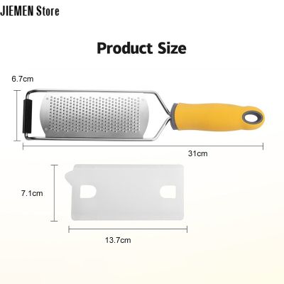 JIEMEN Store 304 stainless steel multi-function wide-board machine cut cheese, cheese, chocolate mould, lemon concentrated and slicing vegetable cutter machine vegetables, cheese Graters multi-purpose