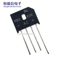 【cw】 1PCS-50PCS/LOT NEW ORIGINAL KBU606 6A/600V Rectifier bridge stack Small square diode 1