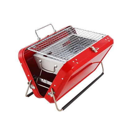 Household Barbecue Stove Portable Outdoor Folding Small Grill Skewer Charcoal Oven Tool BBQ Charcoal Grill Picnic Charbroiler