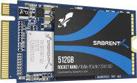 Sabrent 512GB Rocket NVMe PCIe M.2 2242 DRAM-Less Low Power Internal High Performance SSD (SB-1342-512)