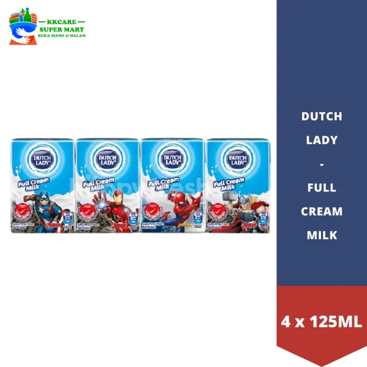 Dutch Lady Full Cream Milk 4 x 125ML Lazada