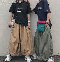 บางกรณี27bf665 8กางเกงฮาเร็มขากว้าง Homens Mulheres Amantes Baggy Japonês Virilha ฮิปฮอป Punk Solto Streetwear Calças