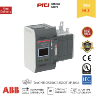 ABB ATS The TruONE OXB200E3X3QT 3P 200A 200-415VAC 50/60Hz, อุปกรณ์ควบคุมการสลับแหล่งจ่ายไฟฟ้า