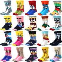 {Sock Shop} คอตตอนการ์ตูนอะนิเมะบุคลิกภาพถุงเท้าตัวอักษรผู้ชายผู้หญิงถุงเท้าลำลองฮาราจูกุสร้างสรรค์ฮิปฮอปสเก็ตบอร์ด