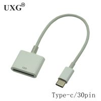 Dock 30 Pin Female To USB C USB 3.1 Micro USB 8pin Type C Male Short Charging Cable For Huawei Xiaomi Mac Onplus 15cm