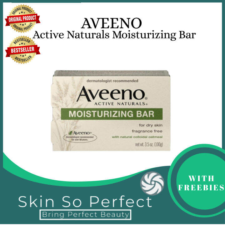 SKIN SO PERFECT Aveeno Soap Moisturizing Bar Soap 100g Lazada PH