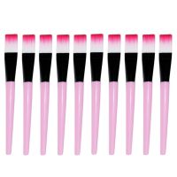 10pc Facial Mask Brush Makeup Brushes Eyes Face Skin Care Masks Applicator Cosmetics Mask Brush Tools Clear Handle