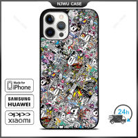 Tokidoki Phone Case for iPhone 14 Pro Max / iPhone 13 Pro Max / iPhone 12 Pro Max / XS Max / Samsung Galaxy Note 10 Plus / S22 Ultra / S21 Plus Anti-fall Protective Case Cover