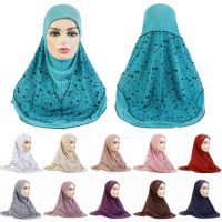 【YF】 Muslim Women Mesh Hijab Instant Turban Headscarf Shawl HeadWrap Ready to Wear Amira Cap Khimar Arab Headwear