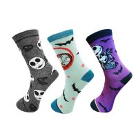 Anime Women Men Funny Socks Halloween Skull Spring Autumn Winter Adult Socks Long Cotton Stocking