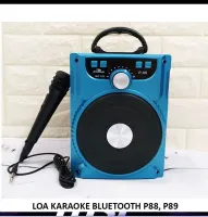 [Xả kho] Loa karaoke p88 tặng kèm mic và loa Nitsumi có bluetooth, khe cắm thẻ nhớ và usb nghe nhạc, nghe kinh Thánh kinh Phật... nghe nhạc hay to rỏ tiếng trong trẻo