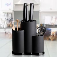 【cw】 holder Multi Function Utensil Holder Block PP Flatware Drainer Storage Box Spoon Fork Kitchen Organizer Rack 【hot】