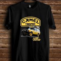 C amel Trophy Badge Land Rover Range Discovery Series Adventure T-Shirt S - 2XL เสื้อเชิ้ตแขนสั้น