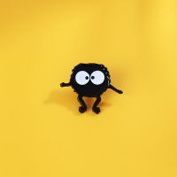 New Adorkable My Neighbor Totoro Soot Sprite Enamel Pin Spirited Away Fairy Dust Collar Pin Brooch Anime Movie Jewelry Fans Gift