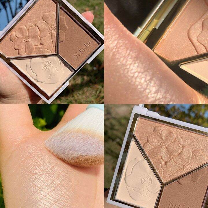 Blush on Highlighter & Contour Palette 3 IN 1 Lazada Indonesia