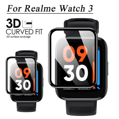 เคส ฝาครอบสําหรับ for Realme watch 3 2 Screen Protector Film Glass for Realme Watch3 Watch2 เคส, อุปกรณ์เสริม