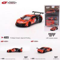 คอลเลกชัน EVO22 GT3 MINI GT 1:64 NSX #55 2022 Supergt Series Diecast Diorama โมเดลรถยนต์485คาร์รอสขนาดเล็ก