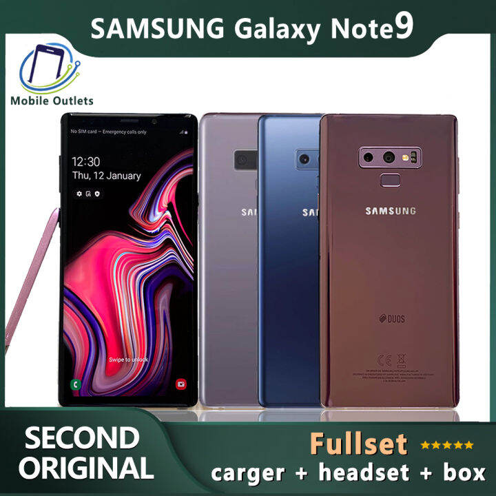 Samsung Galaxy Note 9 Second Note 9 Bekas Mulus/ Fullset / Original 100 ...