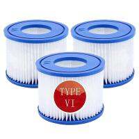 Swimming Pool Replacement Filter Elements VI Inflatable Filter Elements For Bestway VI Lay-Z-Spa Miami Cleaner Cartridge