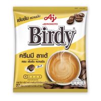 BIRDY เบอร์ดี้ กาแฟปรุงสำเร็จ 3 อิน 1 ผลิตจากเมล็ดกาแฟสายพันธุ์โรบัสต้า ครีมมีลาเต้ 15.5 กรัม ( x 27 ซอง)