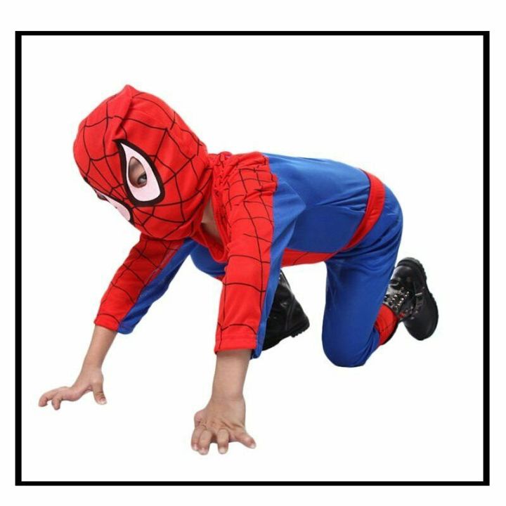 เด็กแมงมุมแบทแมน-far-from-home-spider-zentai-เครื่องแต่งกายเด็ก-cosplay-ชุด