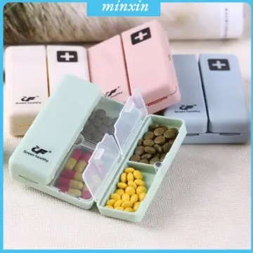 bottle Holder Case,Pill Holder Mini Pill Case Sealed Pill Container,Portable  Metal Waterproof Pill Bottle,Mini Pill Bottle Storage Box organizers  Storage,candy pill container for purse 36mm