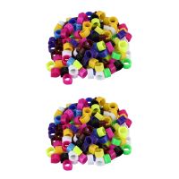 300Pcs Bird Rings 8mm Leg Bands Clip Pigeon Dove Chicks Duck Bantam Poultry