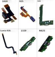 แท่นช่องเสียบชาร์จ Usb หัวเชื่อมปลั๊กสายเคเบิ้ลยืดหยุ่นสำหรับ Nokia Lumia 925 535 625 1090 1320 1020โมดูลไมโครโฟนชาร์จพอร์ต920