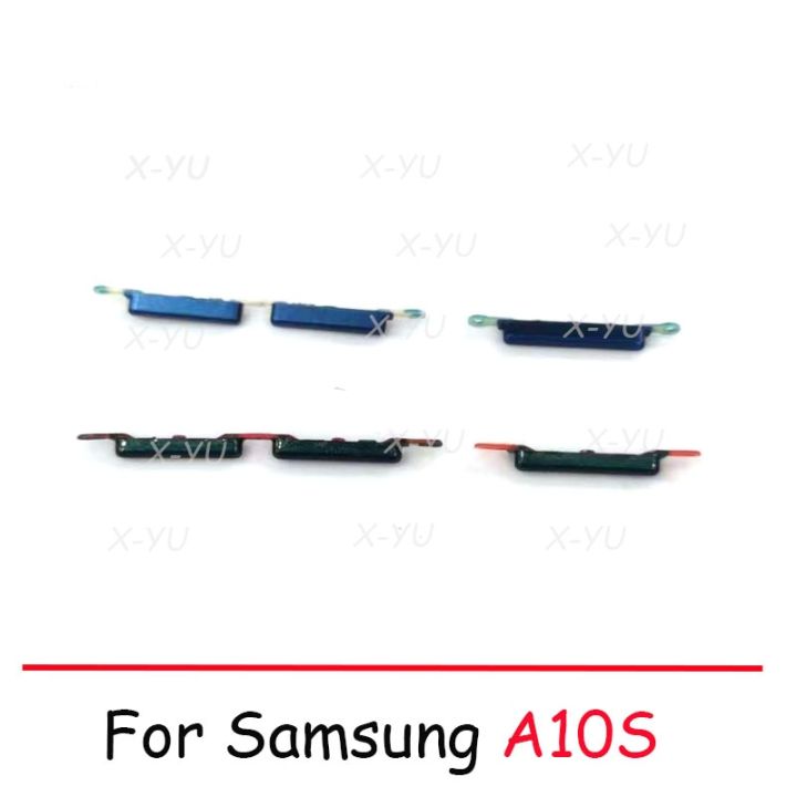 สำหรับ Samsung Galaxy A10S A107F/A207F A20S/A307F A30S/A507F A50S ปุ่มเปิดปิดกุญแจปุ่มด้านข้างที่ปรับเสียงขึ้นลง