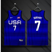 2020 Summer Olympics Player USA KEVIN DURANT #7 | LEBRON JAMES #23 Jersey | FULL SUBLIMATIONL