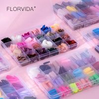 480pcs/Box Fake Nails Press On Short Length Reusable Tips With Design Matte Square Long Sharp Full Kawaii False Tip Art Set