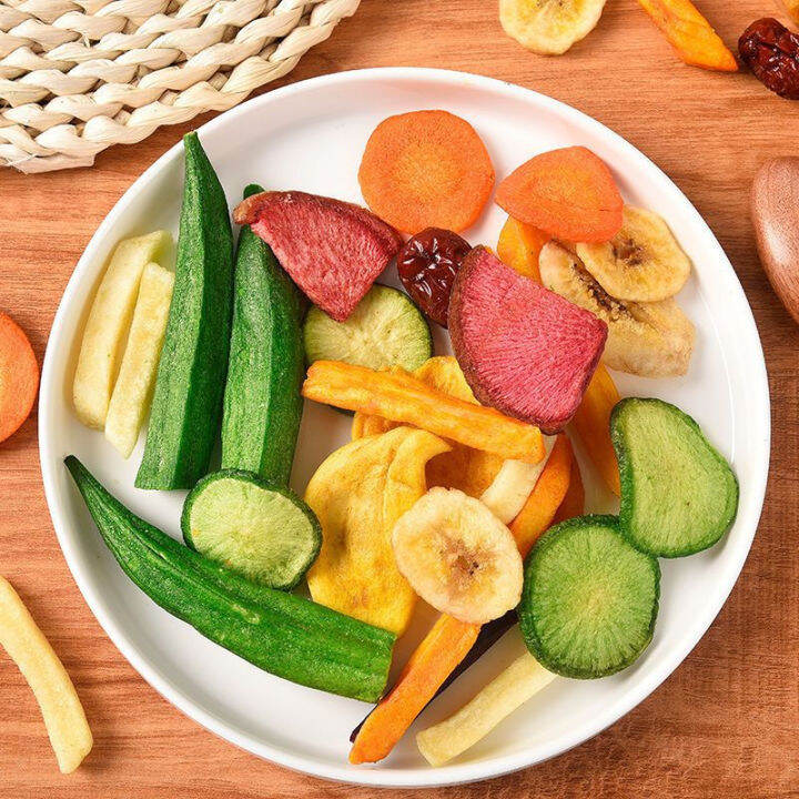 Vegetable chips 10-in-1 dried fruits and vegetables Assorted vegetable ...