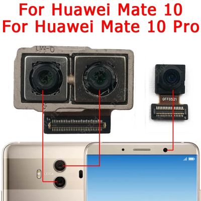 ของแท้สำหรับ Huawei Mate 10 Pro Mate10 10Pro กล้องหน้าหลังสำรองส่วนหน้าส่วนหน้าโมดูลของกล้องขนาดเล็กอะไหล่ทดแทน