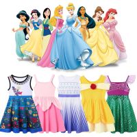 【CC】 for Elsa Anna Costume Kids A Frock Children Sundress Vestidos