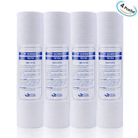 Water Purifier Water Filter Cartridge, 4pcs 10 inch 1 micron, PP cotton filter, Reverse Osmosis Aquarium Front Filter Cartridge