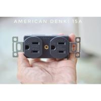 ปลั๊กผนัง American Denki 15A