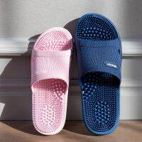 Slippers Women Home Bathroom Non-slip Wear-resistant Soft-soled Men Shoes Couples Massage Slippers Simple and Durable