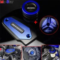 ﺴ ZX25R Accessories Motorcycle Rear Front Brake Fluid Covers and Oil Filler Cap Protection For Kawasaki NINJA ZX 25R ZX-25R