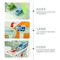 2023 รถไฟขนาดเล็กบันไดปีนรางสไลด์ไฟฟ้าหลายชั้นหมุนเครื่องบิน 345678 โทมัสของเล่นชาย