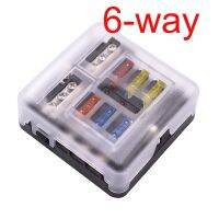 DC12-32V Automotive PC waterproof Fuse Box Holder 5A 10A 15A 20A Fuses Spade For cars, SUV, RV, buses, yachts, boats, etc.