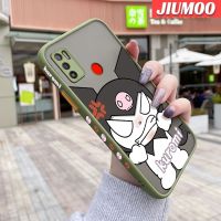 เคส JIUMOO สำหรับ Tecno Spark 5 Air Spark 6 Air เคส KE6การ์ตูนโกรธ Kuromi บางขอบสี่เหลี่ยมฝ้าดีไซน์ใหม่แฟชั่นเคสมือถือกันกระแทกแข็งป้องกันเลนส์กล้องซิลิโคนคลุมทั้งหมด