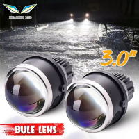 3นิ้วไฟตัดหมอก LED สีฟ้า6000K 3000K โปรเจคเตอร์ LED PTF Diode Fog Lens Universal Auto Lens อุปกรณ์เสริมในรถยนต์ Tuning