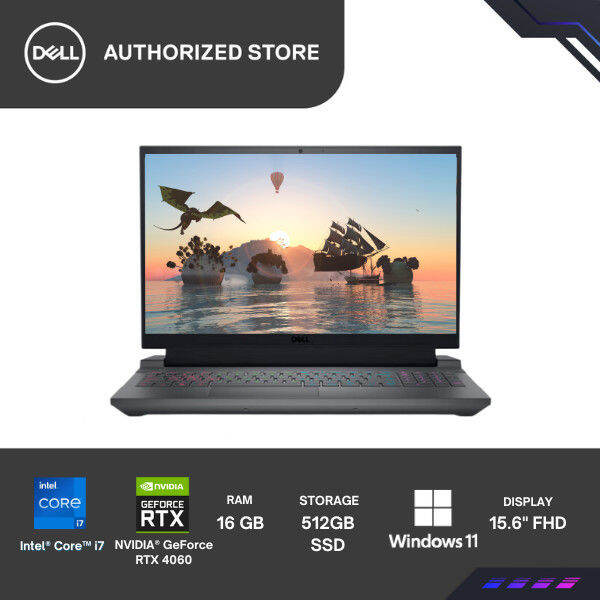 Laptop Gaming Dell G15 5530 - Core I7-13650HX, RAM 16GB, SSD 512GB, RTX ...