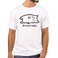 Teehub New Arrival Existing Men Funny Cat Printed T-shirt Short Sleeve Tee Hipster Cute Cats Design Tops XS-6XL