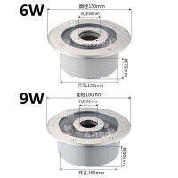 LED ไฟใต้น้ำไฟสปริงไฟใต้น้ำไฟแนวนอนกันน้ำไฟสปอร์ตไลท์สีสันสดใสไฟสระว่ายน้ำสีสันสดใส